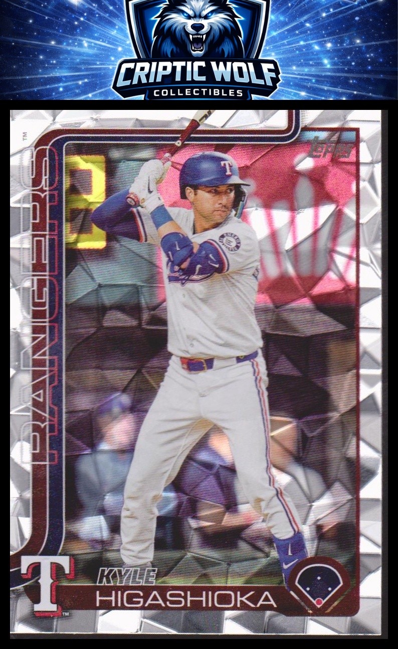 2025 Topps Update #US207 Kyle Higashioka Diamante Foil Texas Rangers