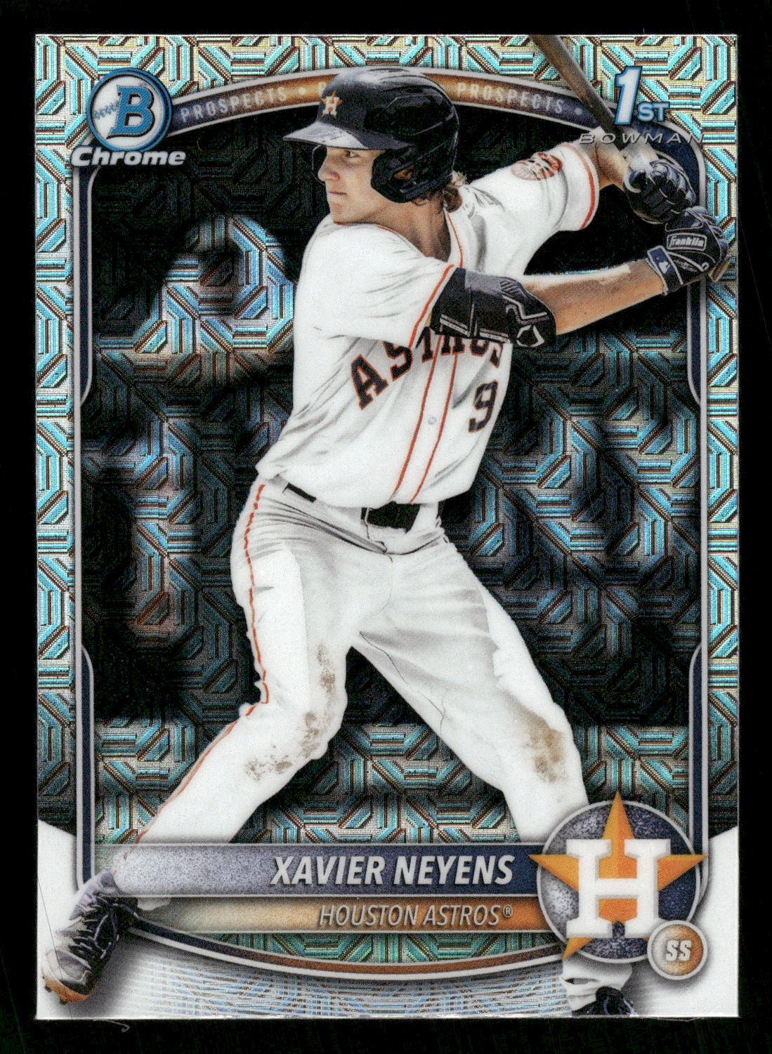 2025 Bowman Draft #BDC-2 Xavier Neyens Chrome Mojo Refractor