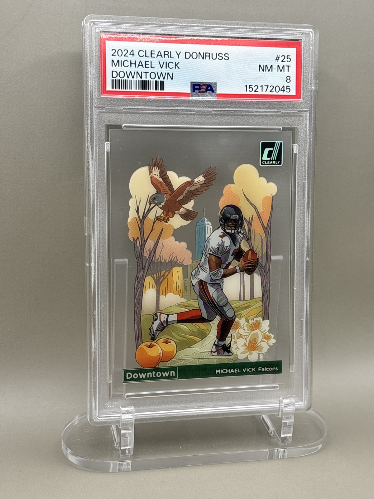 2024 Panini Clearly Donruss – Downtown Michael Vick #25