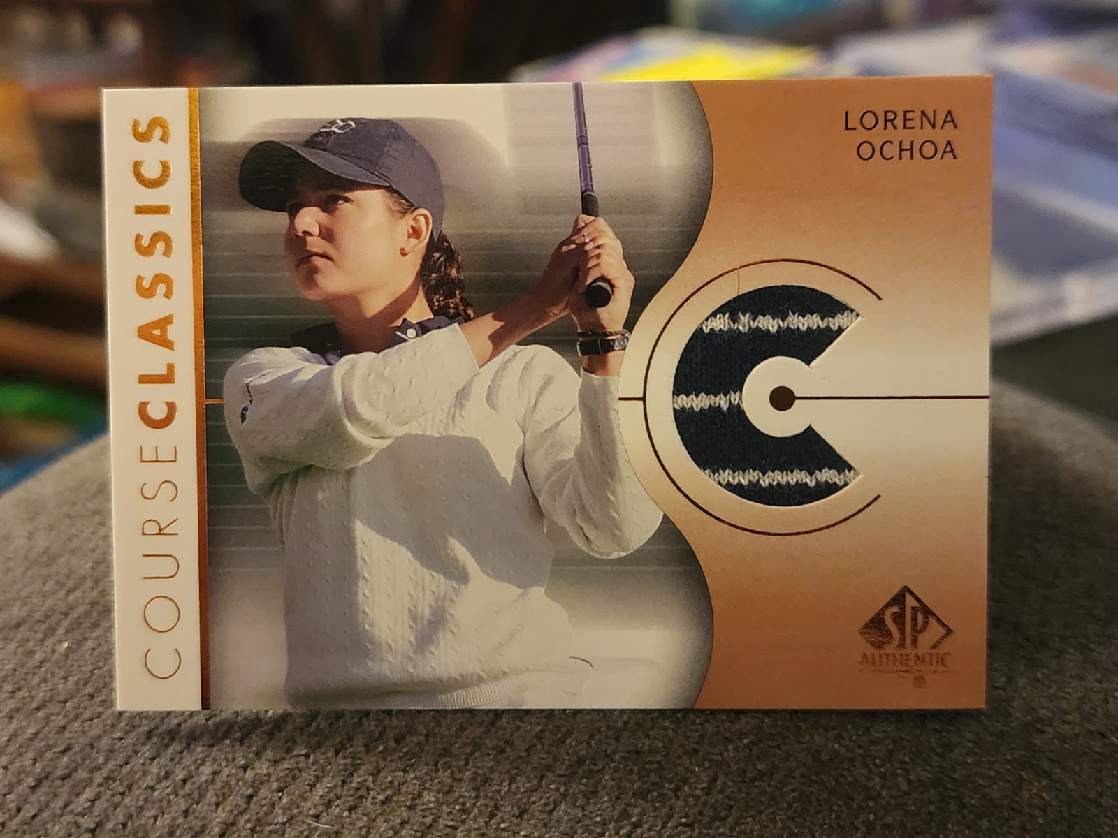 Lorena Ochoa 2003 SP Authentic Course Classics Golf Shirts #CC-LO Rookie RC