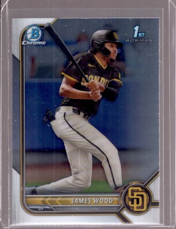 JAMES WOOD 2022 Bowman Chrome 1st #BCP-108 Rookie RC Qty