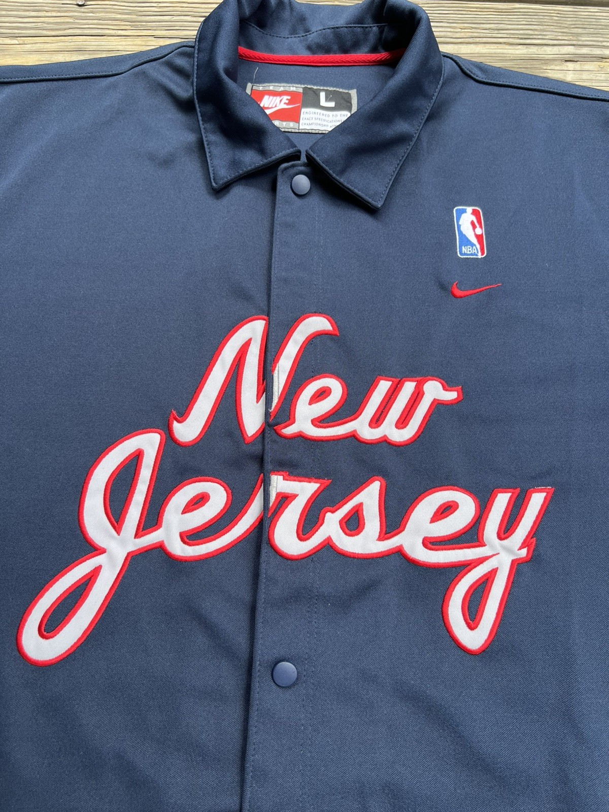 Nike New Jersey Nets Shooting Jacket NBA Vintage 90s