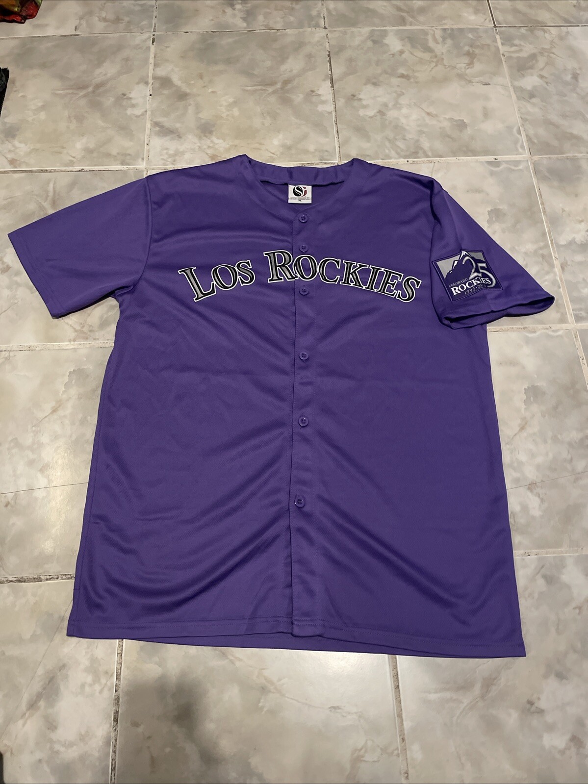 Colorado LOS ROCKIES Latin Night MLB Baseball Jersey Size XL 1993-2018