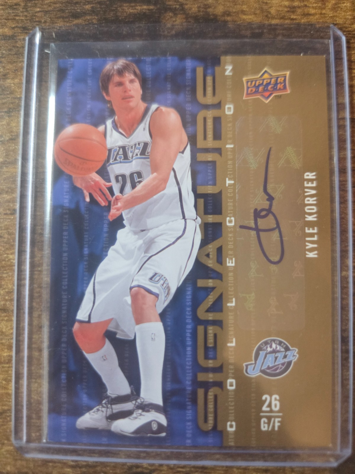 2009-10 Upper Deck Kyle Korver Signature Collection Auto #56 Utah Jazz