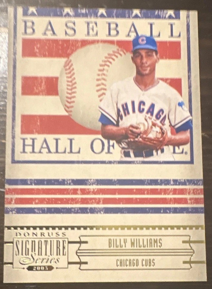 2005 Donruss Signature Series – Hall of Fame Billy Williams #HOF-2