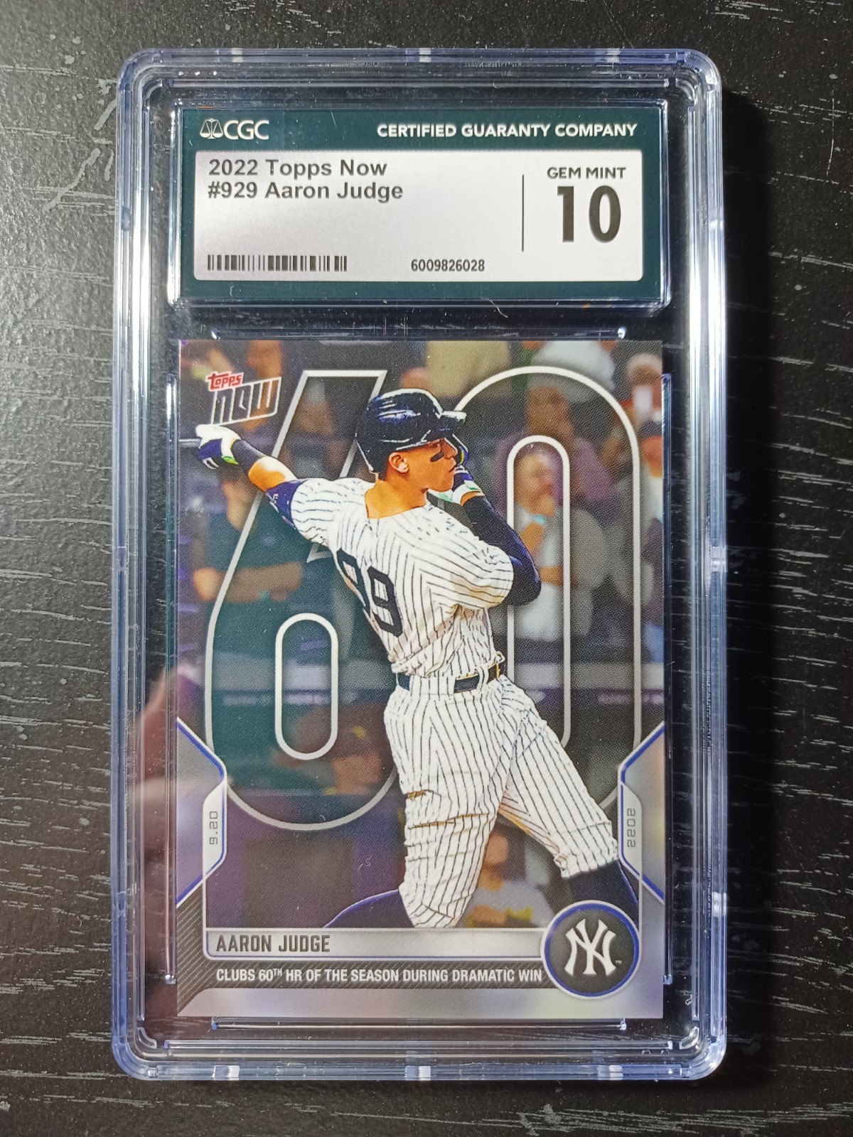 2022 Topps Now – Aaron Judge #929