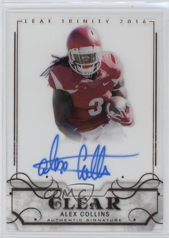 2016 Leaf Trinity Clear Bronze Alex Collins #CA-AC1 Rookie Auto RC 2t9