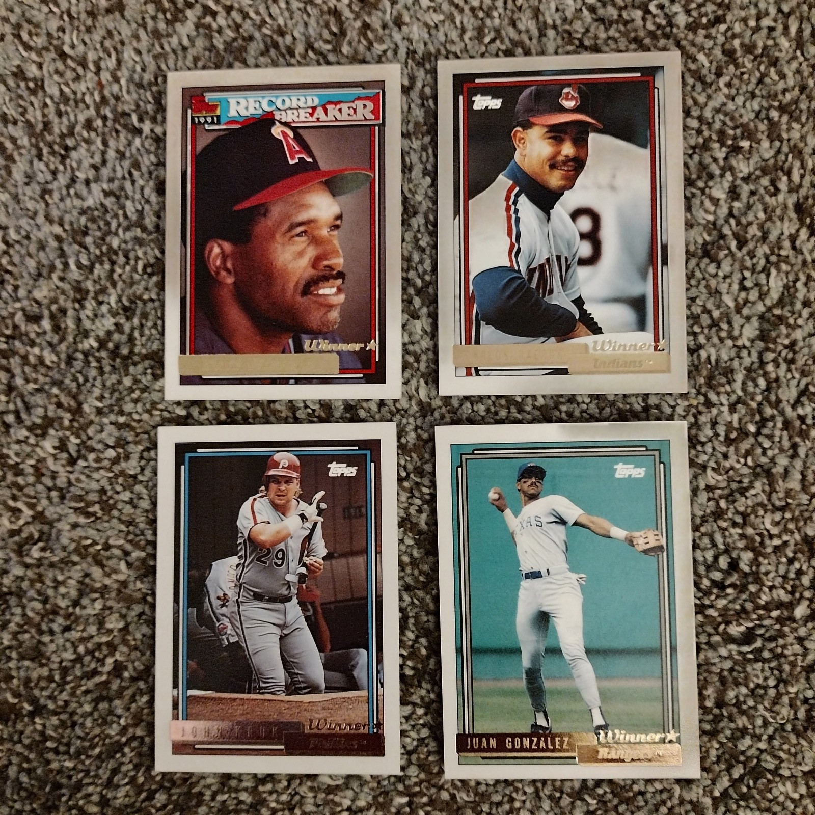 1992 Topps Gold Winners Singles #1-200 – You Pick – Save 40% on 4+
