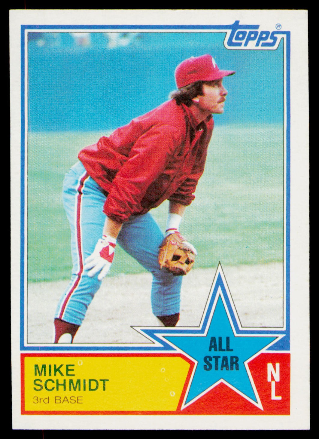 1983 Topps #399 Mike Schmidt Philadelphia Phillies Card