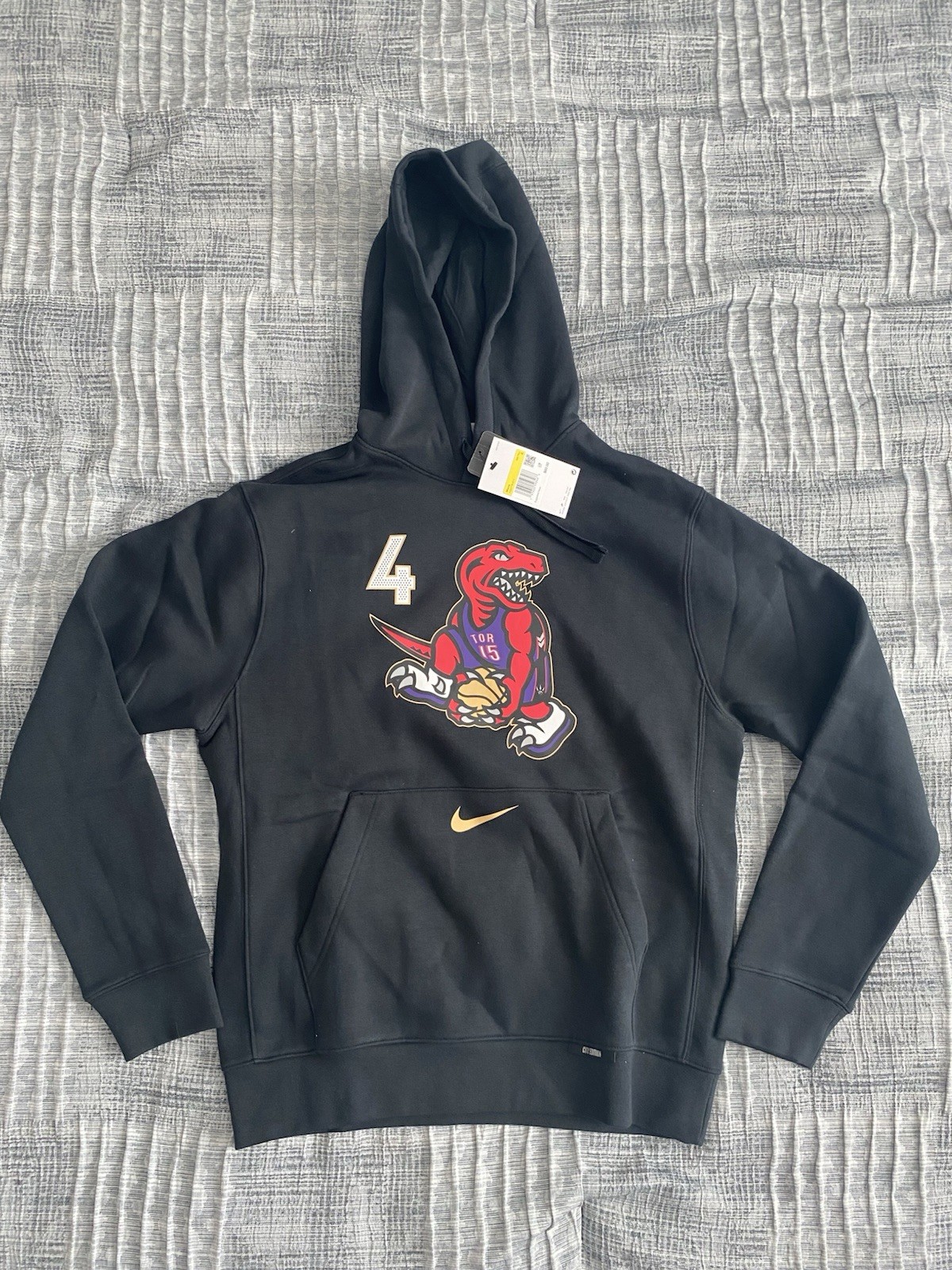 Nike Men’s Black Toronto Raptors Scottie Barnes Hoodie Size Small