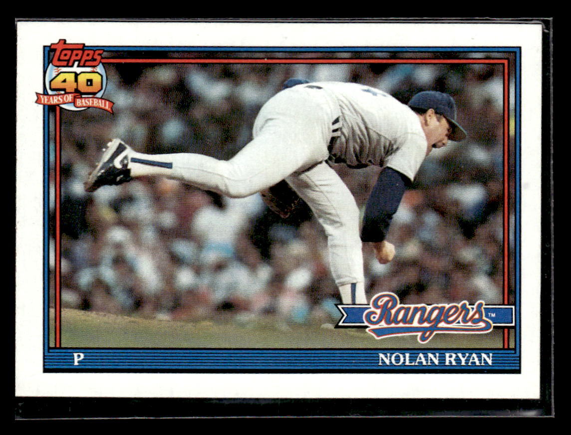 1991 Topps #1 Nolan Ryan