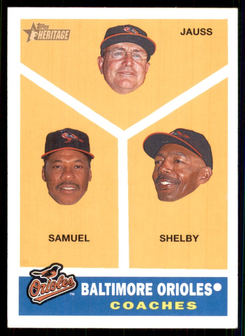 2009 Topps Heritage SP Short Print #455 Coaches Baltimore Orioles