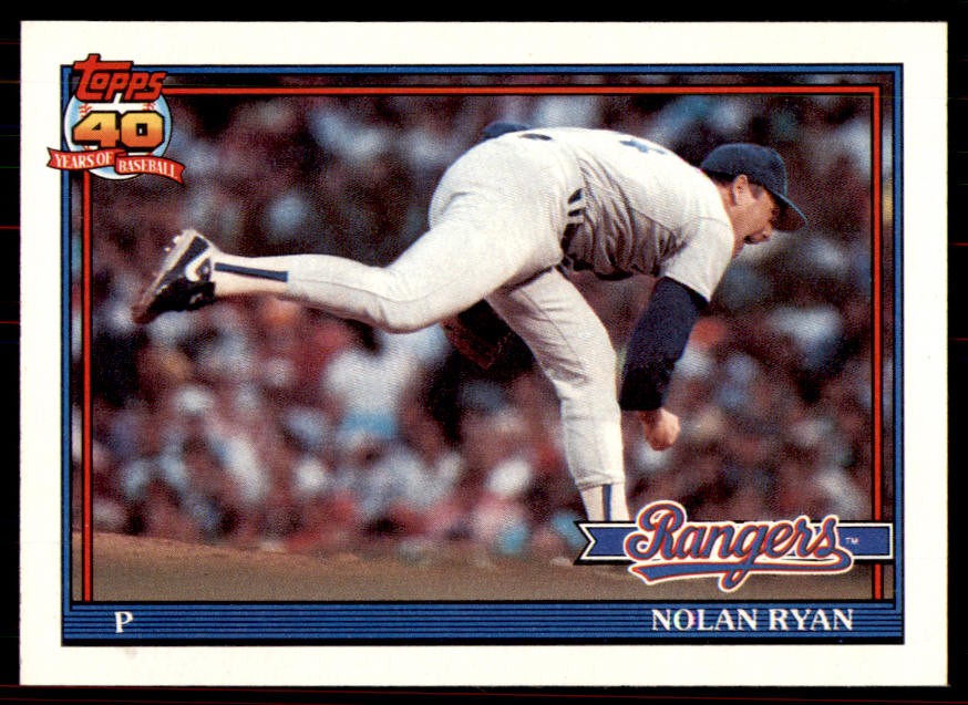1991 Topps #1 Nolan Ryan