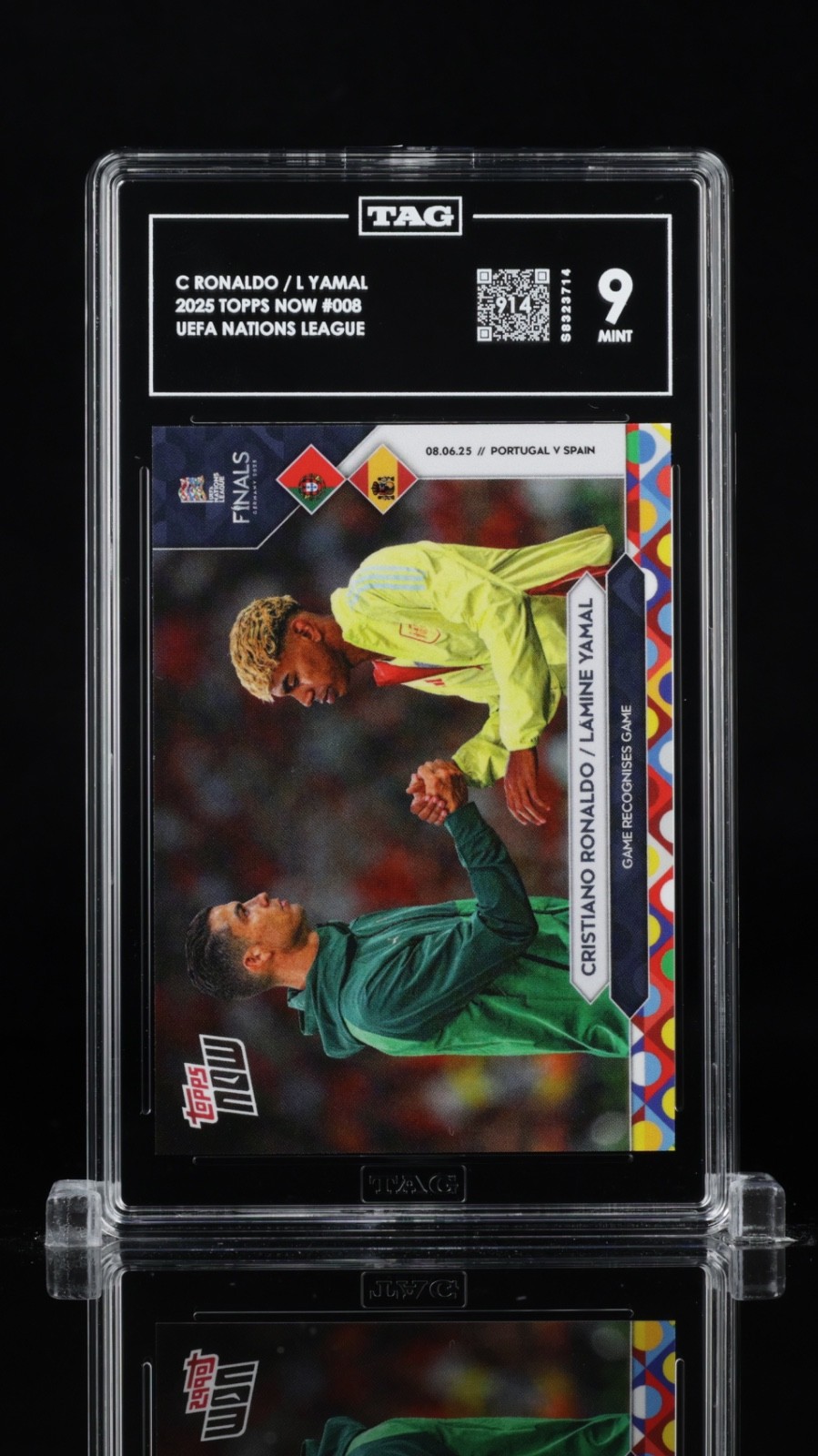 2025 Topps Now Uefa Nations League – Cristiano Ronaldo, Lamine Yamal #008 /14177