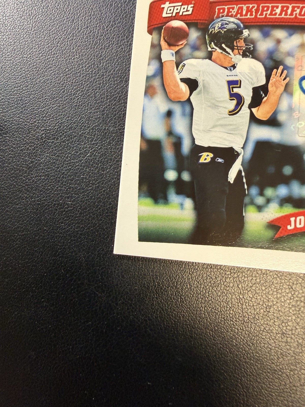 2010 Topps – Peak Performance Autographs Joe Flacco #PPA-JF (AU)