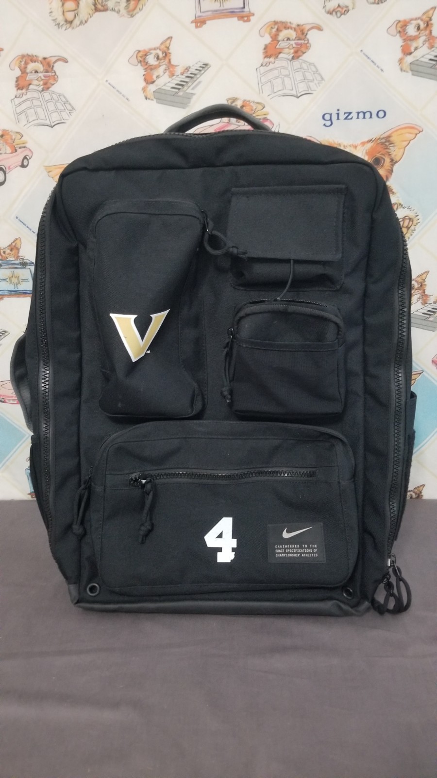 Nike Utility Elite Vanderbilt Player Issued Team Athlete Backpack Black