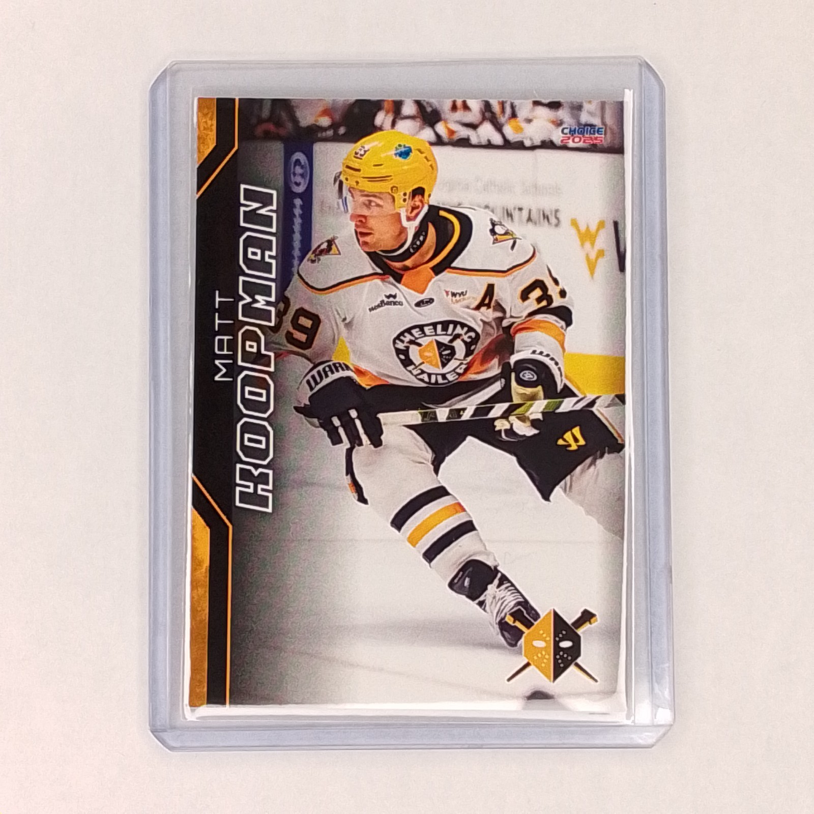 2024-25 Wheeling Nailers (ECHL) Matt Koopman Hockey Card