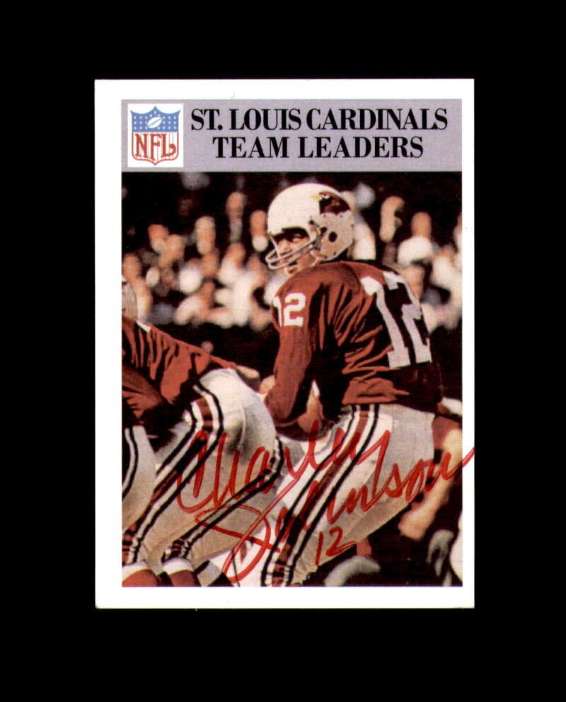 Charley Johnson Signed Original 2014 Retrocards St. Louis Cardinals Autograph
