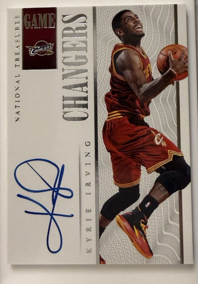 2013-14 Panini National Treasure Game Changer Kyrie Irving Auto 30/60