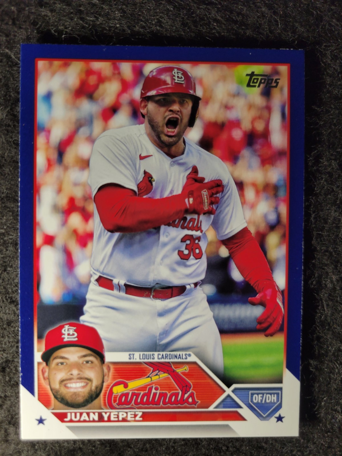 2023 Topps Update – Juan Yepez [Royal Blue] #US207