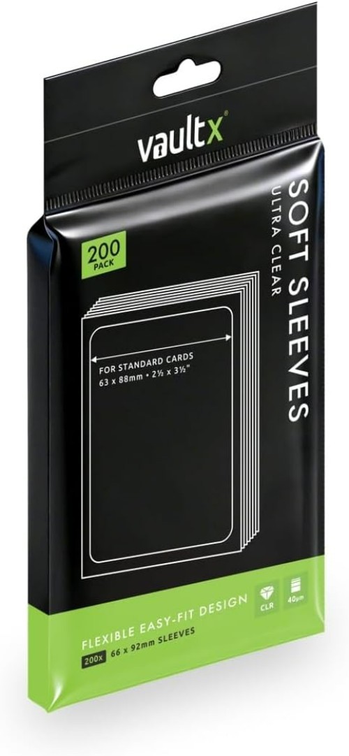 200 Clear Soft Penny Sleeves for Trading Cards – Ultimate Protection & Clarity