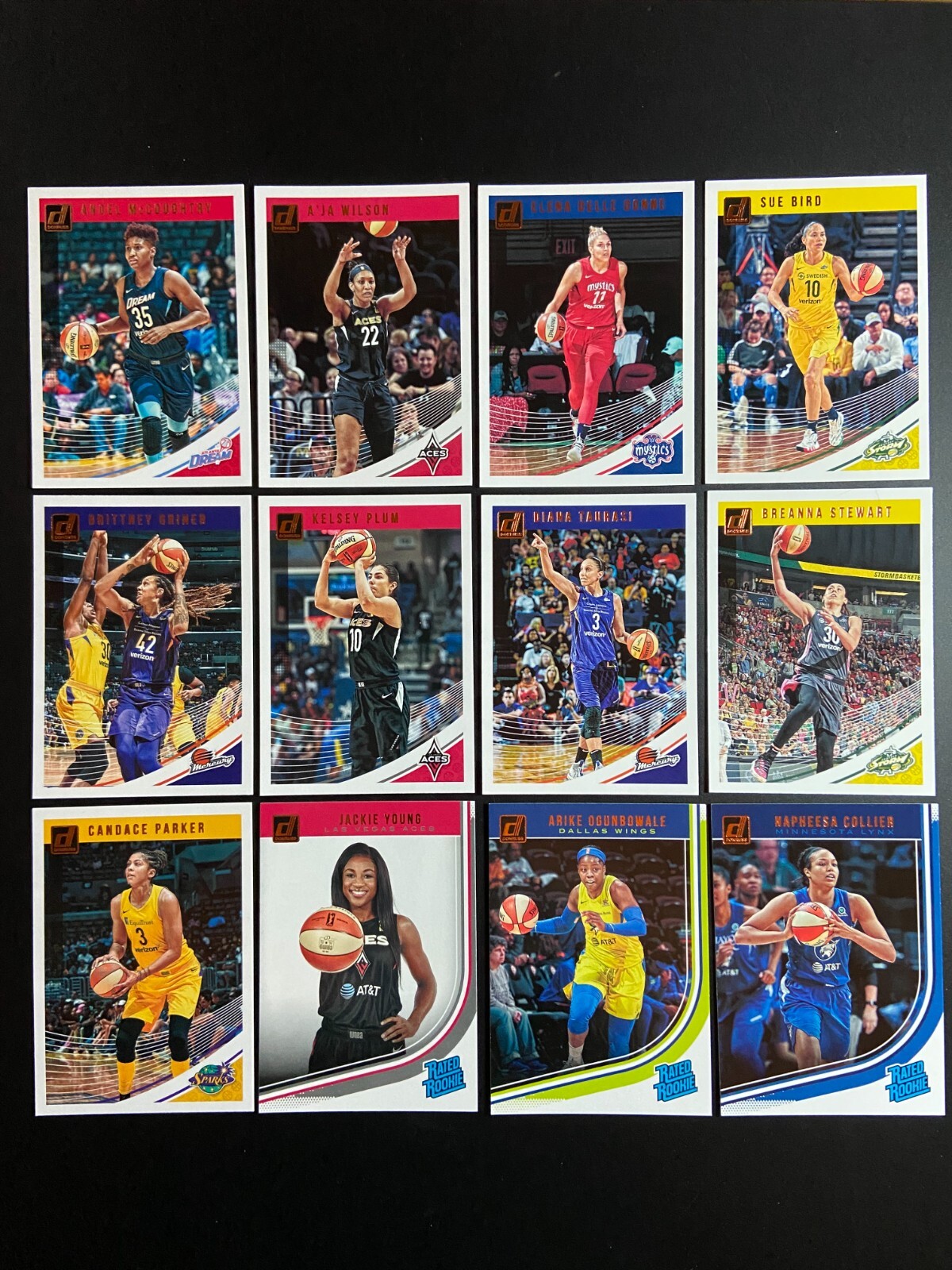 2019 Donruss / Panini WNBA – YOU PICK from Base Set (#1 – 100); NM/MT
