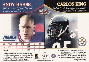 1999 Pacific #419 Andy Haase / Carlos King
