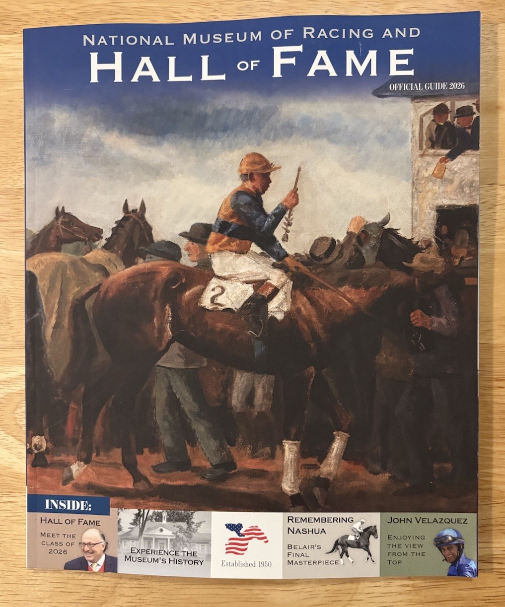 2026 Horse Racing Hall of Fame Program, Gulch, Kona Gold, Clement, Shirreffs