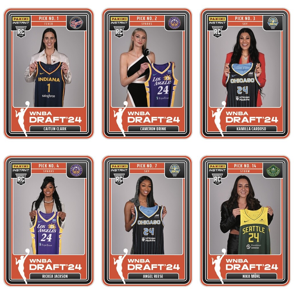 2024 Panini Instant WNBA DRAFT NIGHT / ROOKIE CARD – Pick A Card – RC (Presale)