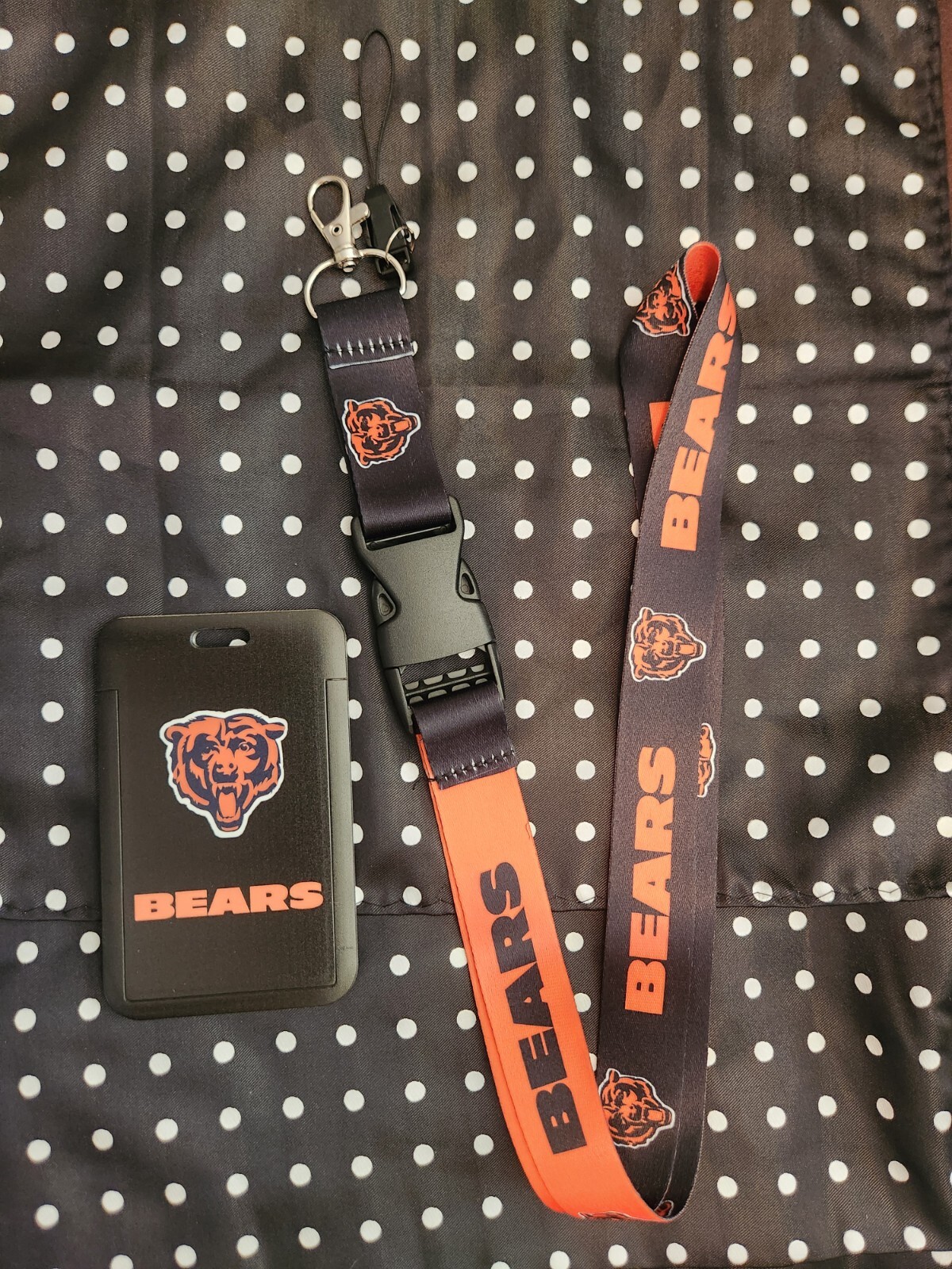 Chicago Bears NFL Lanyard Keychain & ID Holder