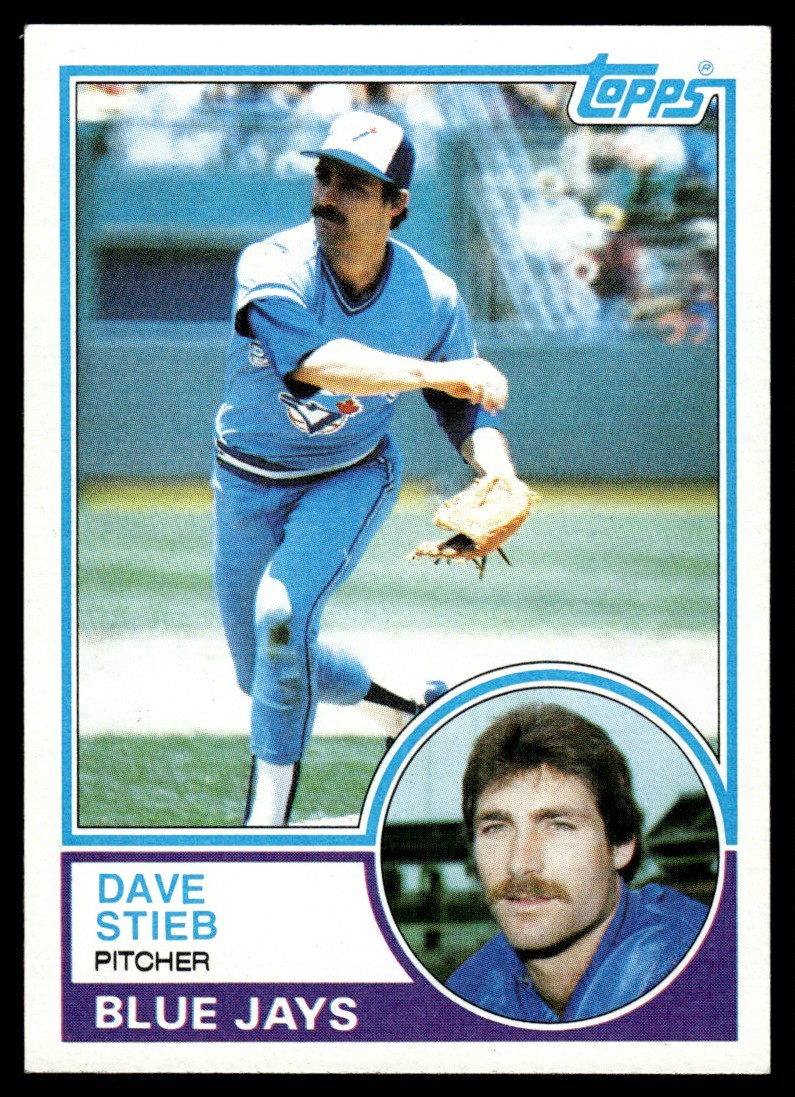 1983 TOPPS DAVE STIEB #130 TORONTO BLUE JAYS 3568