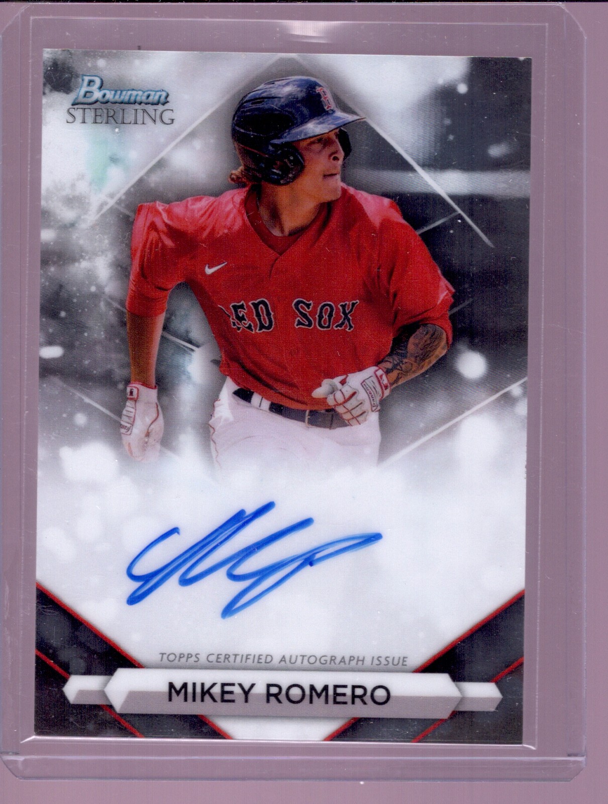 2023 Bowman Sterling #PA-MR Mikey Romero Prospect Autographs