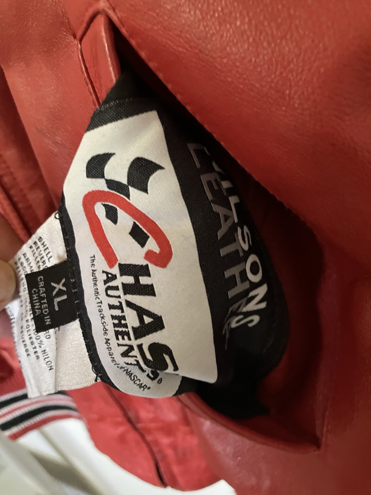 Wilsons Leather Chase Authentics Earnhardt Jr Budweiser Jacket Reversible