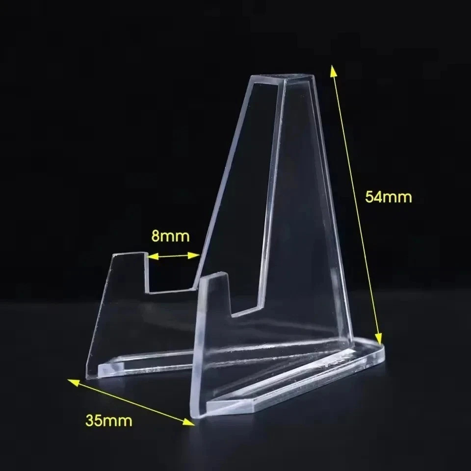 1-30Pcs Pack Clear Card Stands, Arcylic Card Display for Sports Graded