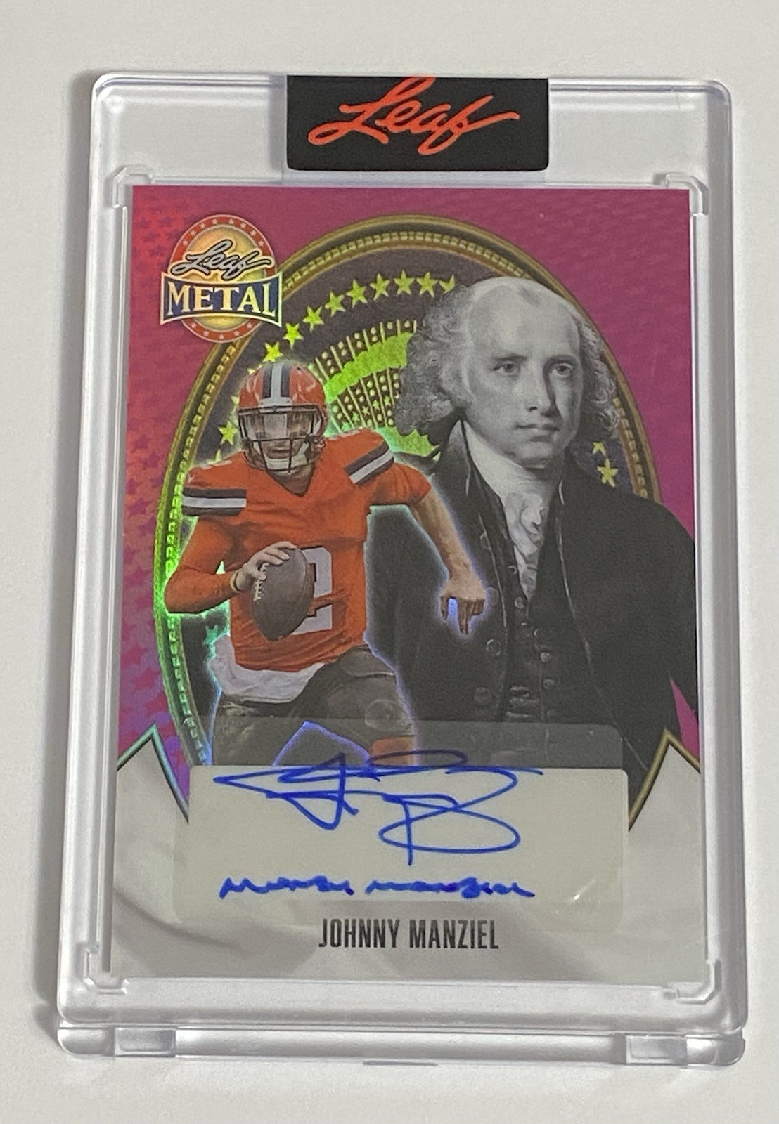 2026 Leaf President’s Day Johnny Manziel Auto #1/1 Autograph 🔥