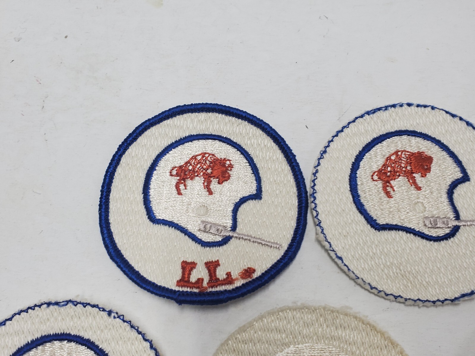7x Random 3″ Buffalo BILLS Patch 1970’s Inch NFL Football Vintage Unfinished