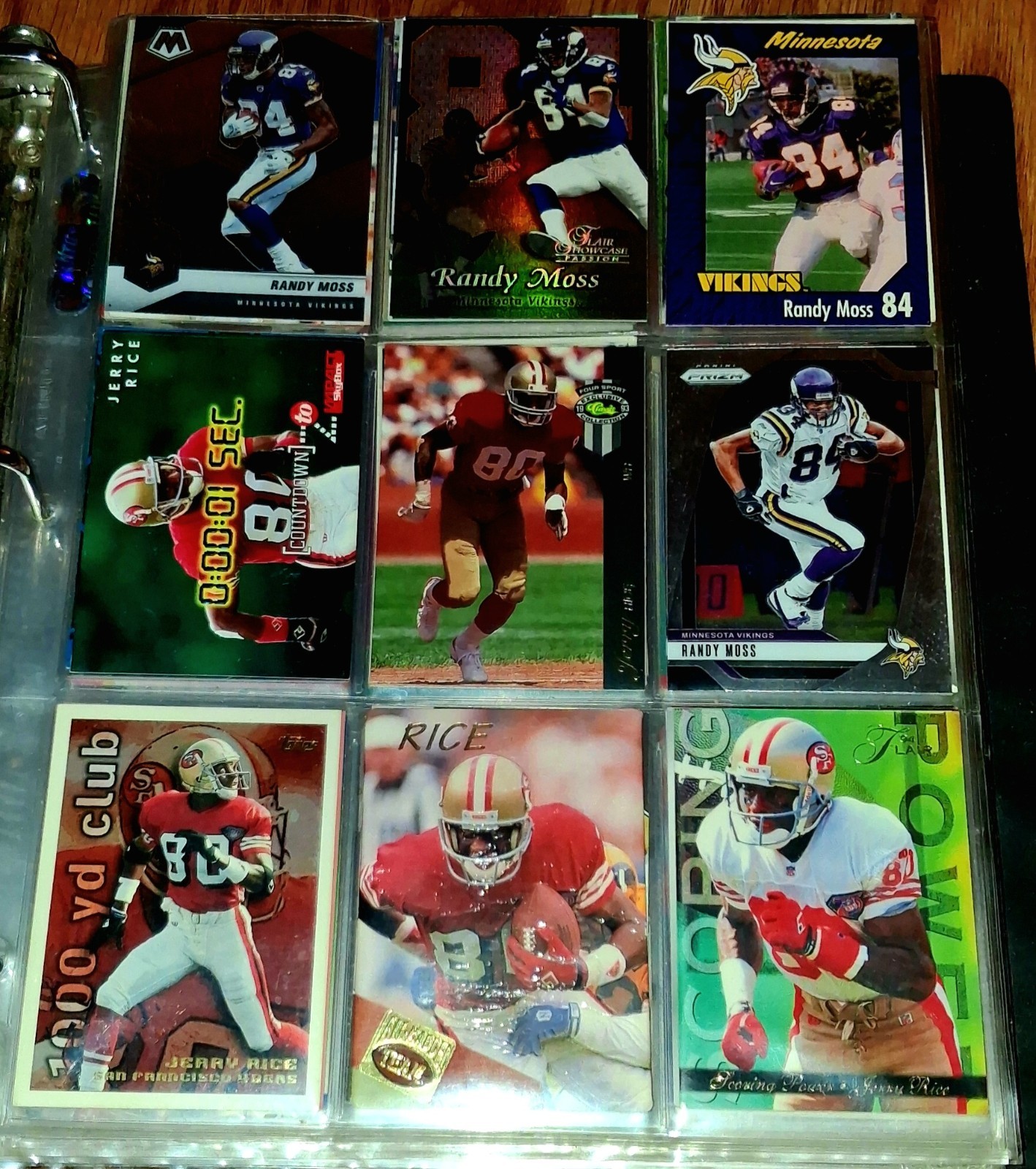 1990s 2000s NFL Trading Cards Lot Of 550+ HoFs Rookies Future Smith Sanders Rice
