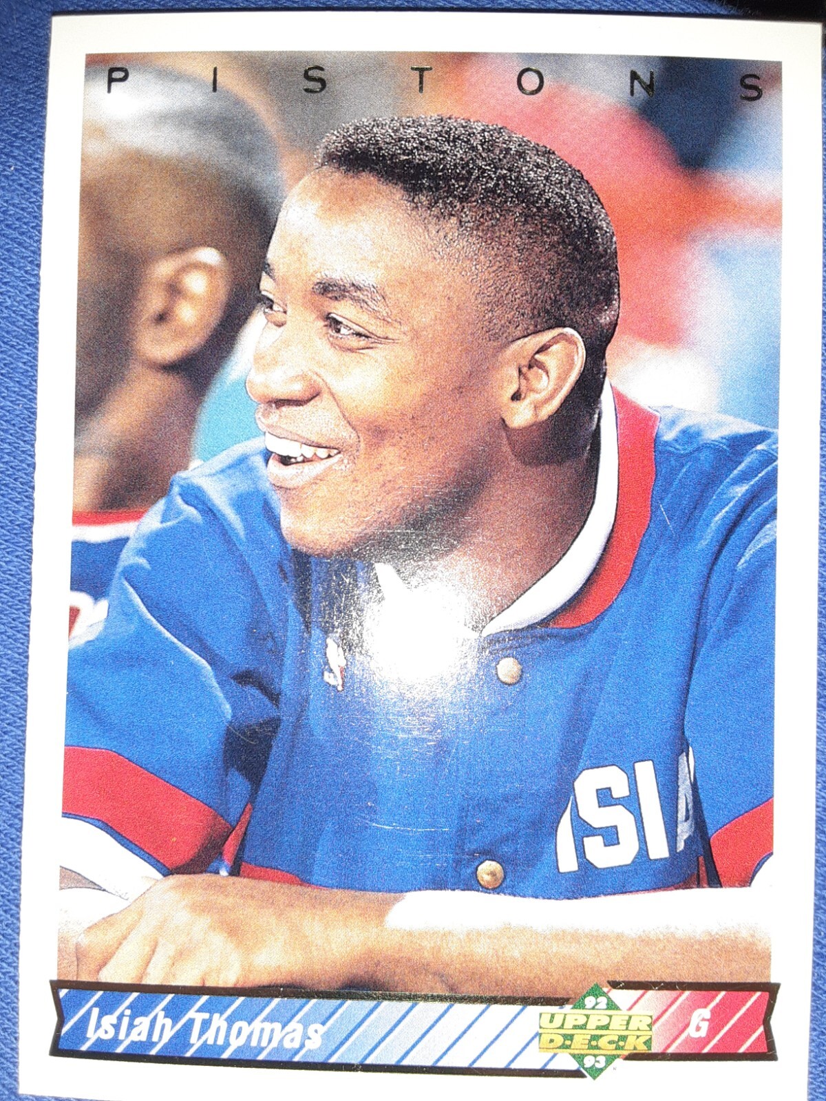 1992-93 Upper Deck #263 ISIAH THOMAS Detroit Pistons MVP HOF NBA