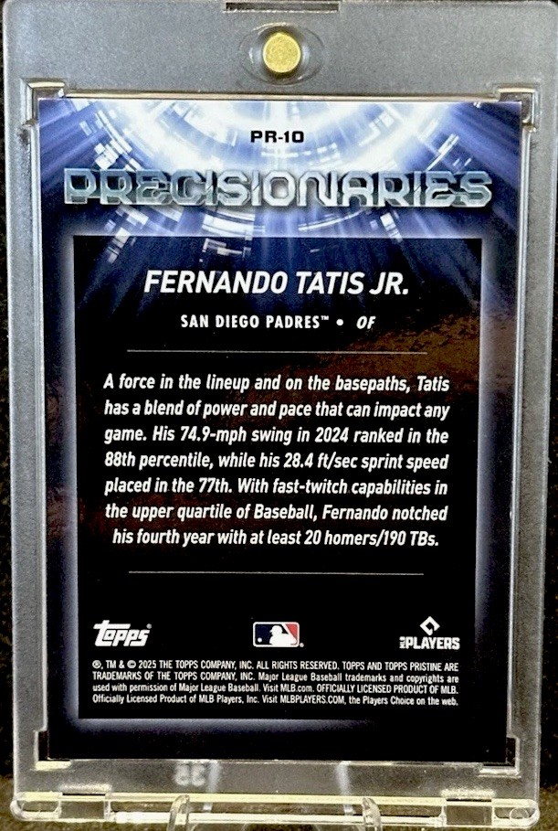 Fernando TATIS Jr. 2025 Topps Pristine Baseball Precisionaries Gold #PR-10 /50