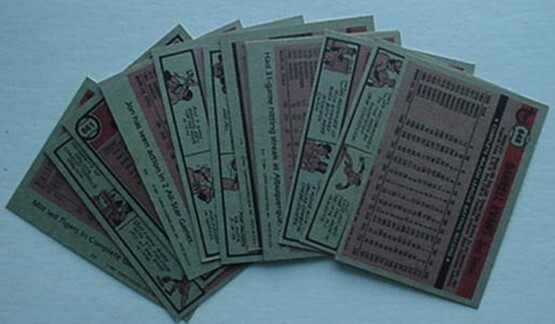 1981 TOPPS BASEBALL CARD SINGLES (1-250) 35¢ EACH w/DISCOUNT / $2 MINIMUM*