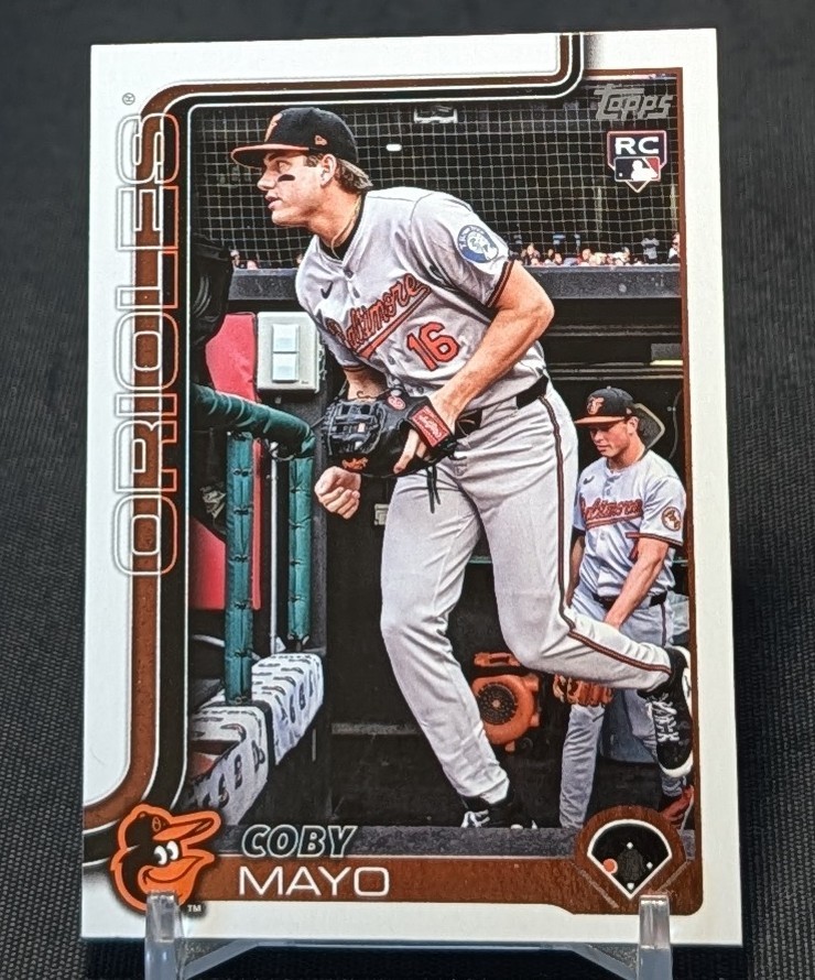 Coby Mayo Variation Rookie RC 2025 Topps Complete Sets Card 20 Baltimore Orioles