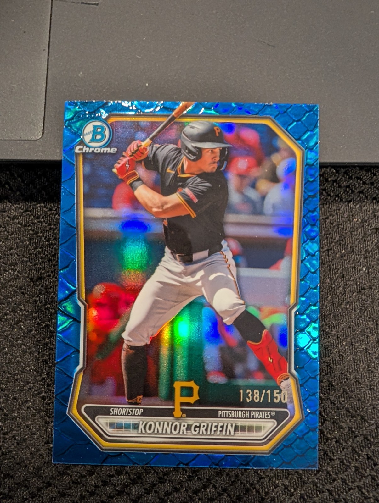 2026 Bowman Chrome Konnor Griffin BCP-92 Reptilian Blue Refractor #/150