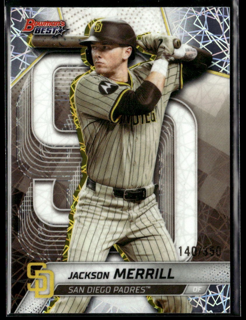 2025 Bowman’s Best #17 Jackson Merrill Lazer Refractors /350