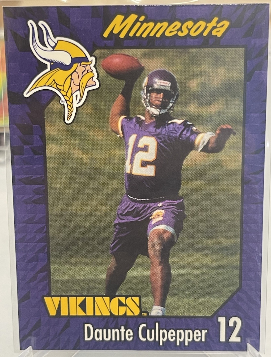 1999 Burger King Topps Daunte Culpepper Rookie RC #26 Minnesota Vikings
