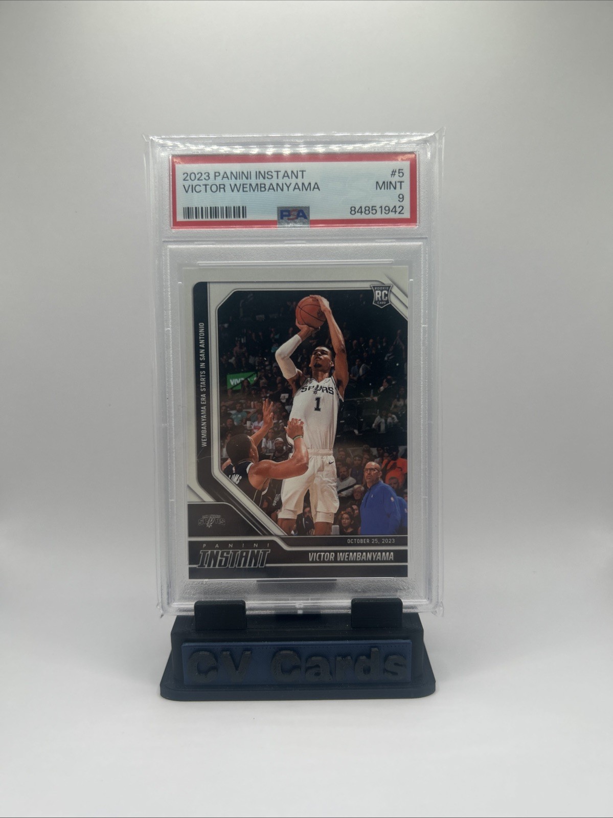 2023-24 Panini Instant Victor Wembanyama #5 /44142 (RC)