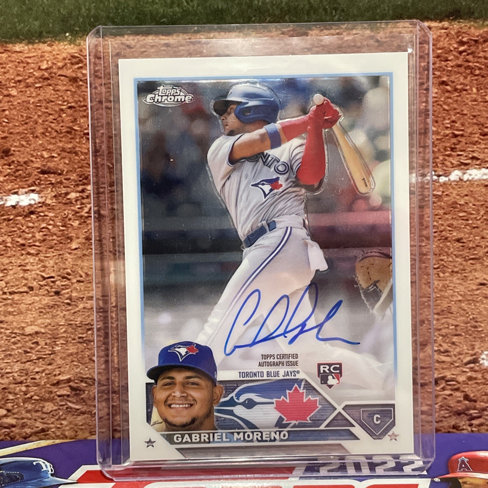 GABRIEL MORENO RC AUTO 2023 TOPPS CHROME RA-GMO