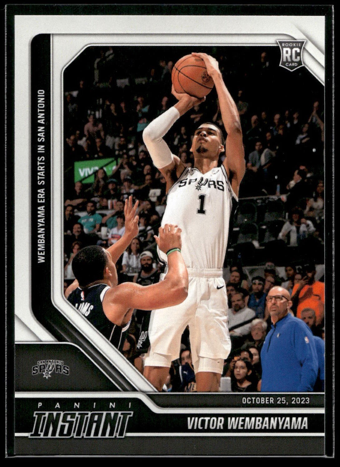 2023-24 Panini Instant Victor Wembanyama ROOKIE CARD 1/44142 SP Spurs #5 RC 🔥