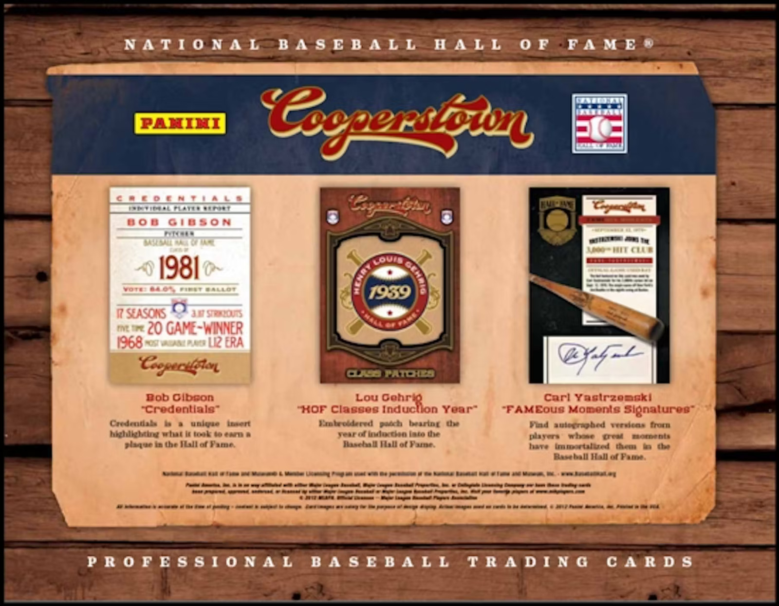 Panini Cooperstown Inserts – You pick your cards Iconic Set!