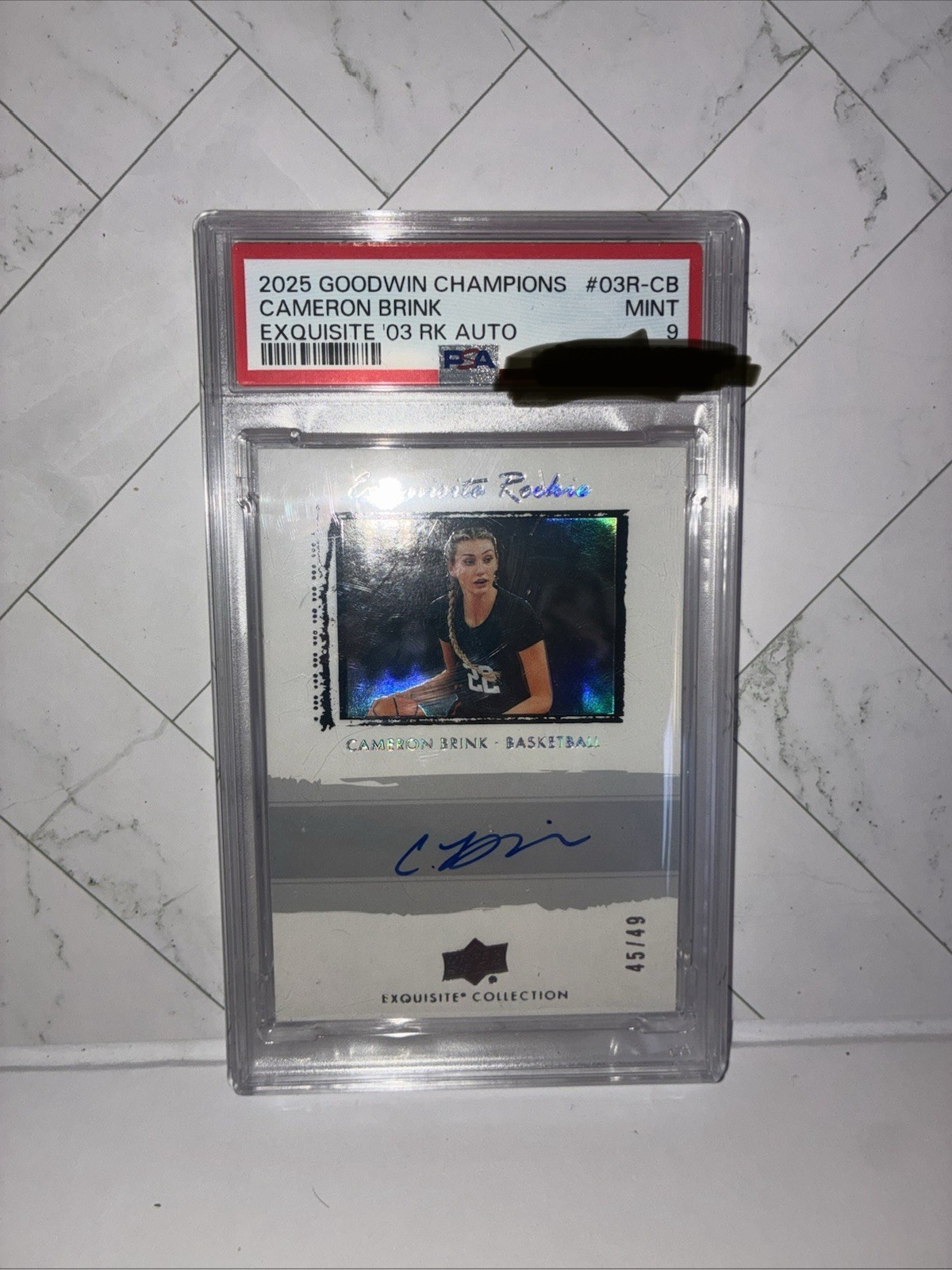 2025 Upper Deck Goodwin Champions Cameron Brink Auto /49