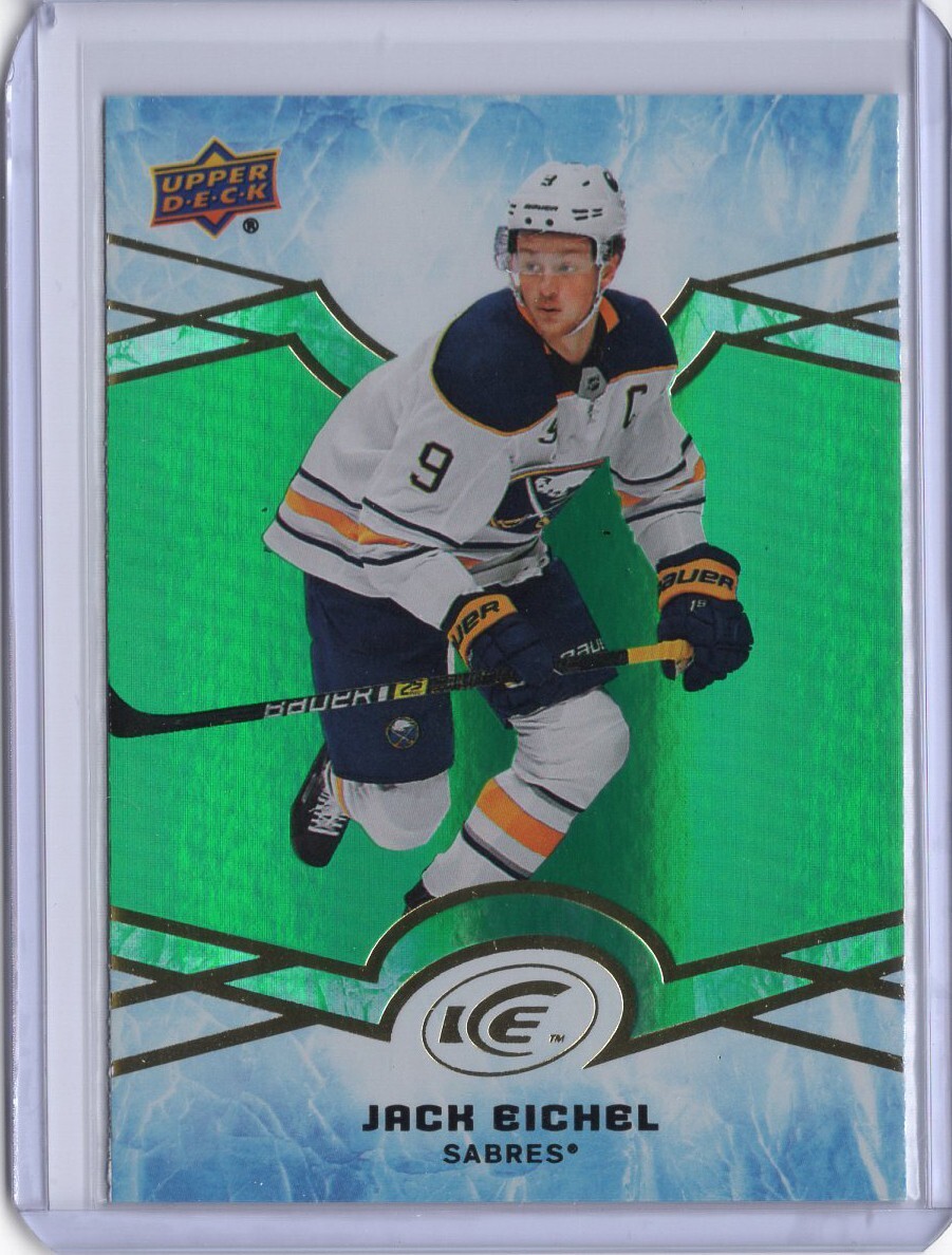 2018-19 JACK EICHEL UPPER DECK ICE GREEN PARALLEL